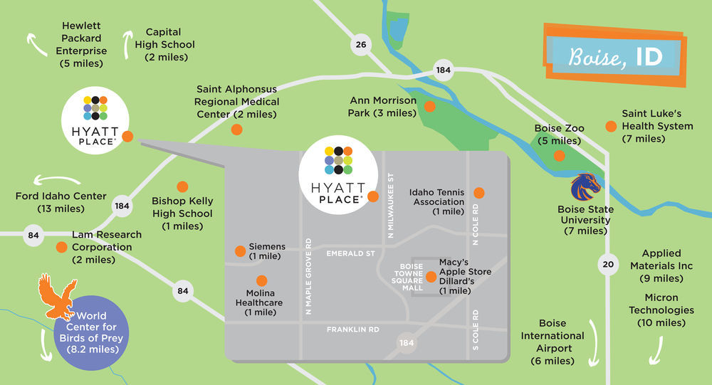 Hyatt Place Boise/Towne Square Exterior photo